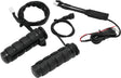 Kuryakyn Heated ISO Grips Dual Cable Gloss Black Kuryakyn Grips  AXOPROS