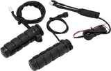Kuryakyn Heated ISO Grips Dual Cable Gloss Black Kuryakyn Grips  AXOPROS