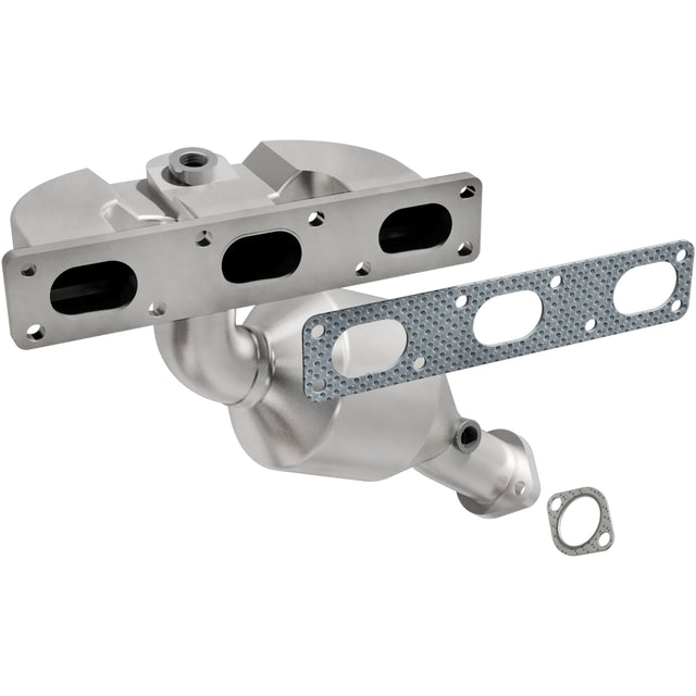 HM Grade Manifold Catalytic Converter MagnaFlow Exhaust Products Catalytic Converter with Integrated Exhaust Manifold  AXOPROS