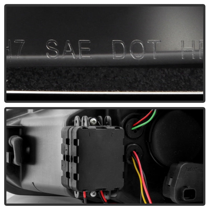 Spyder 15-18 Ford Focus Projector Headlights - Seq Turn Light Bar - Black PRO-YD-FF15-LBSEQ-BK SPYDER Headlights  AXOPROS