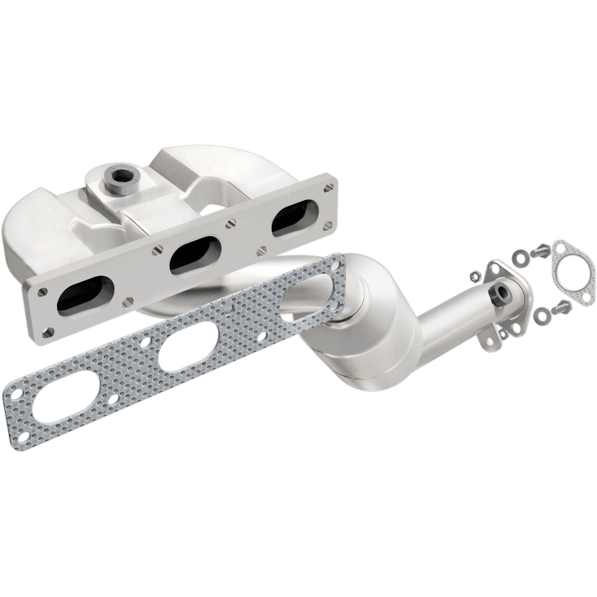 HM Grade Manifold Catalytic Converter MagnaFlow Exhaust Products Catalytic Converter with Integrated Exhaust Manifold  AXOPROS