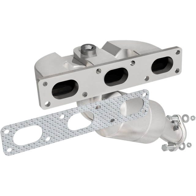 HM Grade Manifold Catalytic Converter MagnaFlow Exhaust Products Catalytic Converter with Integrated Exhaust Manifold  AXOPROS
