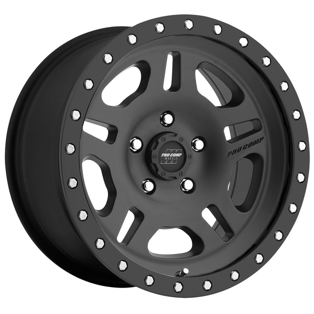La Paz Satin Black 16x8 5x4.5 4.5BS Offset 0mm Cap P/N 502932700 Pro Comp Wheel  AXOPROS