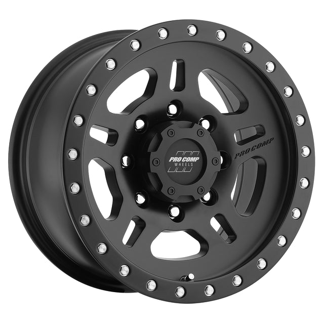 La Paz Satin Black 17x8.5 8x6.5 4.75BS Offset 0mm Cap P/N 502951500 Pro Comp Wheel  AXOPROS