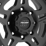 La Paz Satin Black 17x8.5 8x6.5 4.75BS Offset 0mm Cap P/N 502951500 Pro Comp Wheel  AXOPROS