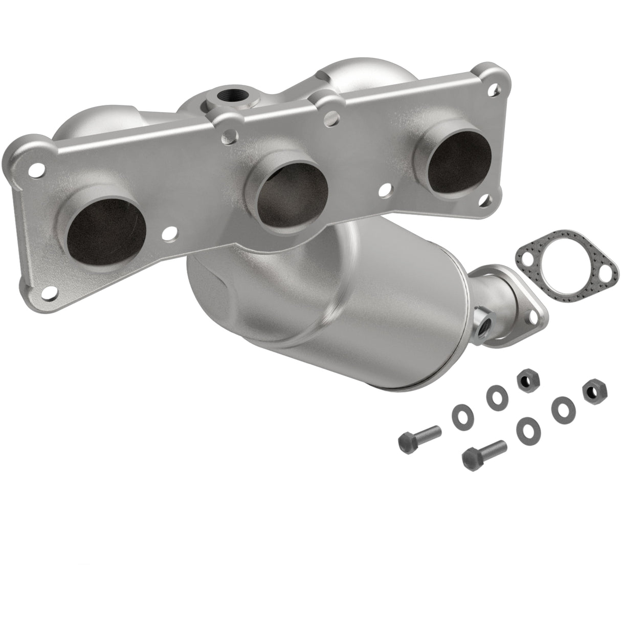 HM Grade Manifold Catalytic Converter MagnaFlow Exhaust Products Catalytic Converter with Integrated Exhaust Manifold  AXOPROS