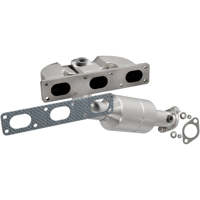 HM Grade Manifold Catalytic Converter MagnaFlow Exhaust Products Catalytic Converter with Integrated Exhaust Manifold  AXOPROS