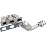 HM Grade Manifold Catalytic Converter MagnaFlow Exhaust Products Catalytic Converter with Integrated Exhaust Manifold  AXOPROS