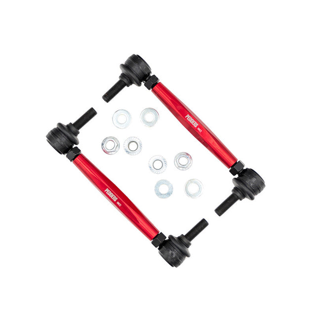Pedders 15-22 S550 Mustang Adjustable Endlink Kit Front Pedders Sway Bar Endlinks  AXOPROS