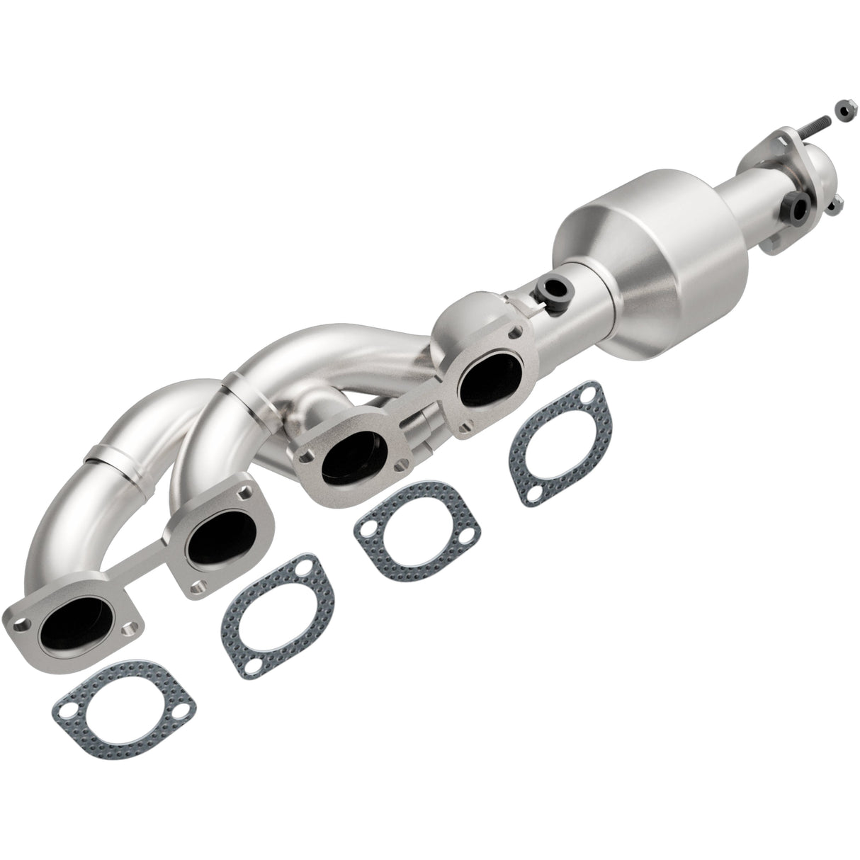 HM Grade Manifold Catalytic Converter MagnaFlow Exhaust Products Catalytic Converter with Integrated Exhaust Manifold  AXOPROS