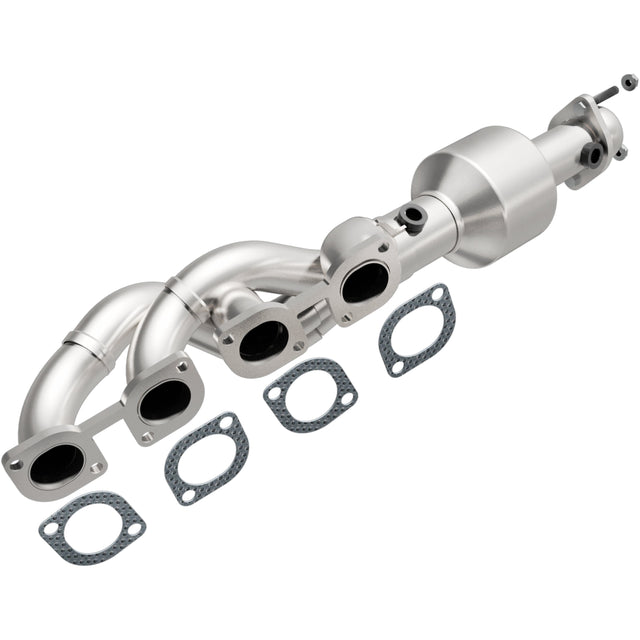 HM Grade Manifold Catalytic Converter MagnaFlow Exhaust Products Catalytic Converter with Integrated Exhaust Manifold  AXOPROS