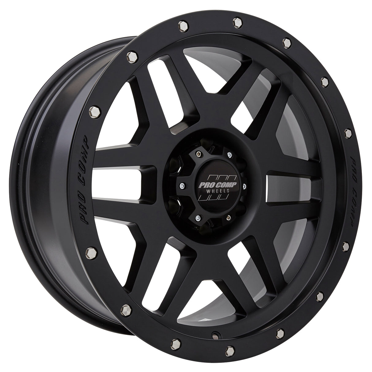 Phaser Satin Black 20x9 6x5.5 4.5BS Offset -12mm Cap P/N 5041635000 Pro Comp Wheel  AXOPROS