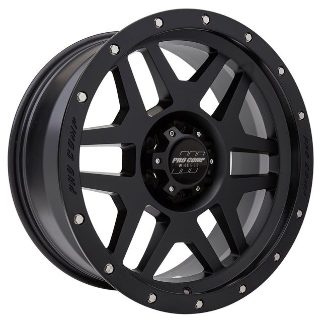 Phaser Satin Black 20x9 6x5.5 4.5BS Offset -12mm Cap P/N 5041635000 Pro Comp Wheel  AXOPROS