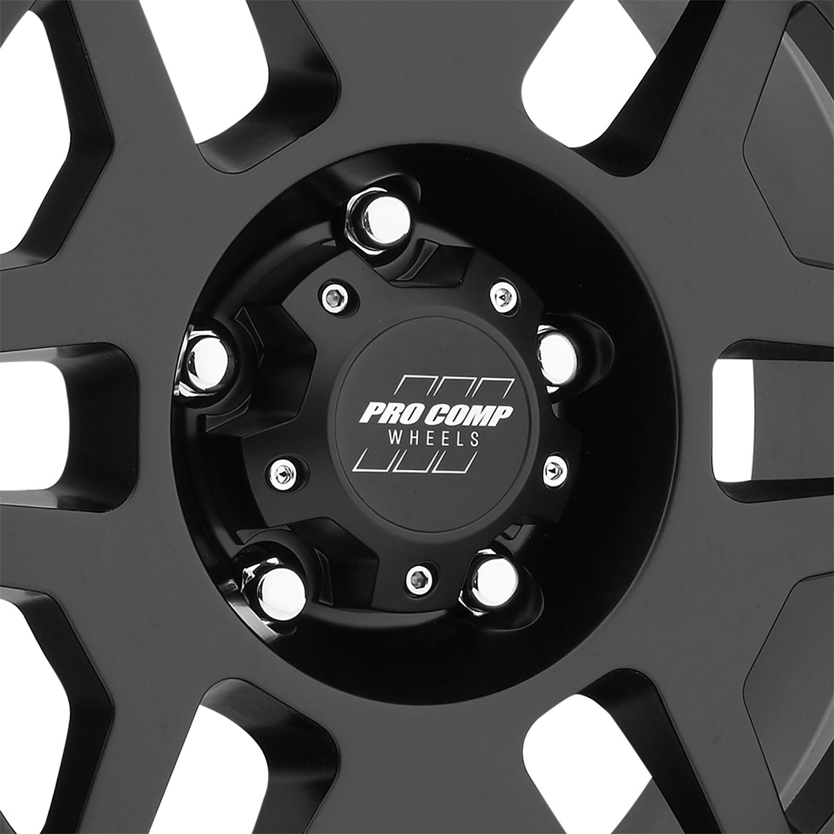 Phaser Satin Black 17X9 5x5 4.75BS Offset -6mm Cap P/N 5041550000 Pro Comp Wheel  AXOPROS