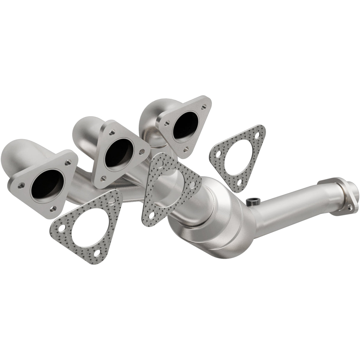 HM Grade Manifold Catalytic Converter MagnaFlow Exhaust Products Catalytic Converter with Integrated Exhaust Manifold  AXOPROS