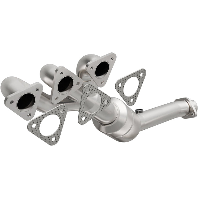 HM Grade Manifold Catalytic Converter MagnaFlow Exhaust Products Catalytic Converter with Integrated Exhaust Manifold  AXOPROS
