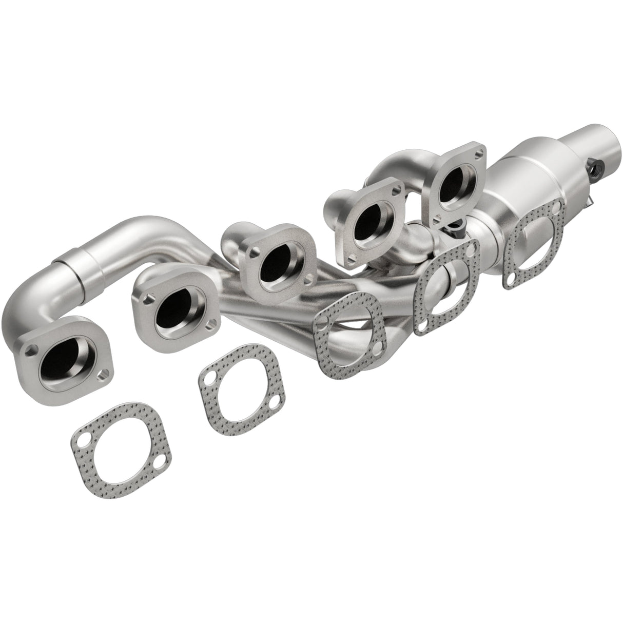 HM Grade Manifold Catalytic Converter MagnaFlow Exhaust Products Catalytic Converter with Integrated Exhaust Manifold  AXOPROS