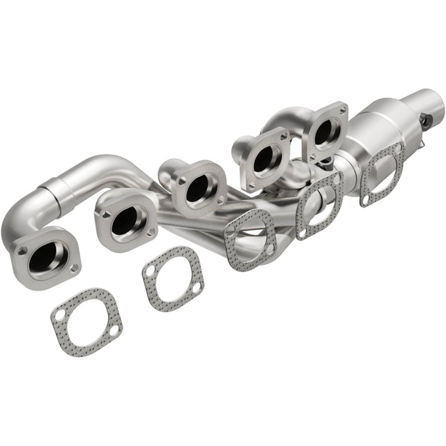HM Grade Manifold Catalytic Converter MagnaFlow Exhaust Products Catalytic Converter with Integrated Exhaust Manifold  AXOPROS