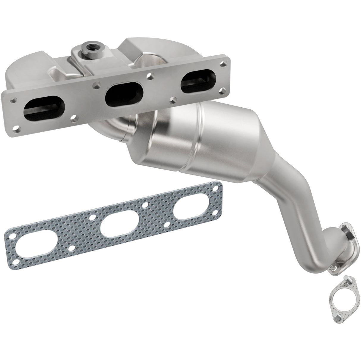 HM Grade Manifold Catalytic Converter MagnaFlow Exhaust Products Catalytic Converter with Integrated Exhaust Manifold  AXOPROS