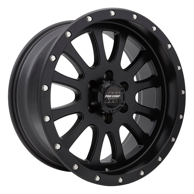 Syndrome Satin Black 20X9 6x135 5BS Offset 0mm Cap P/N 504442500 Pro Comp Wheel  AXOPROS