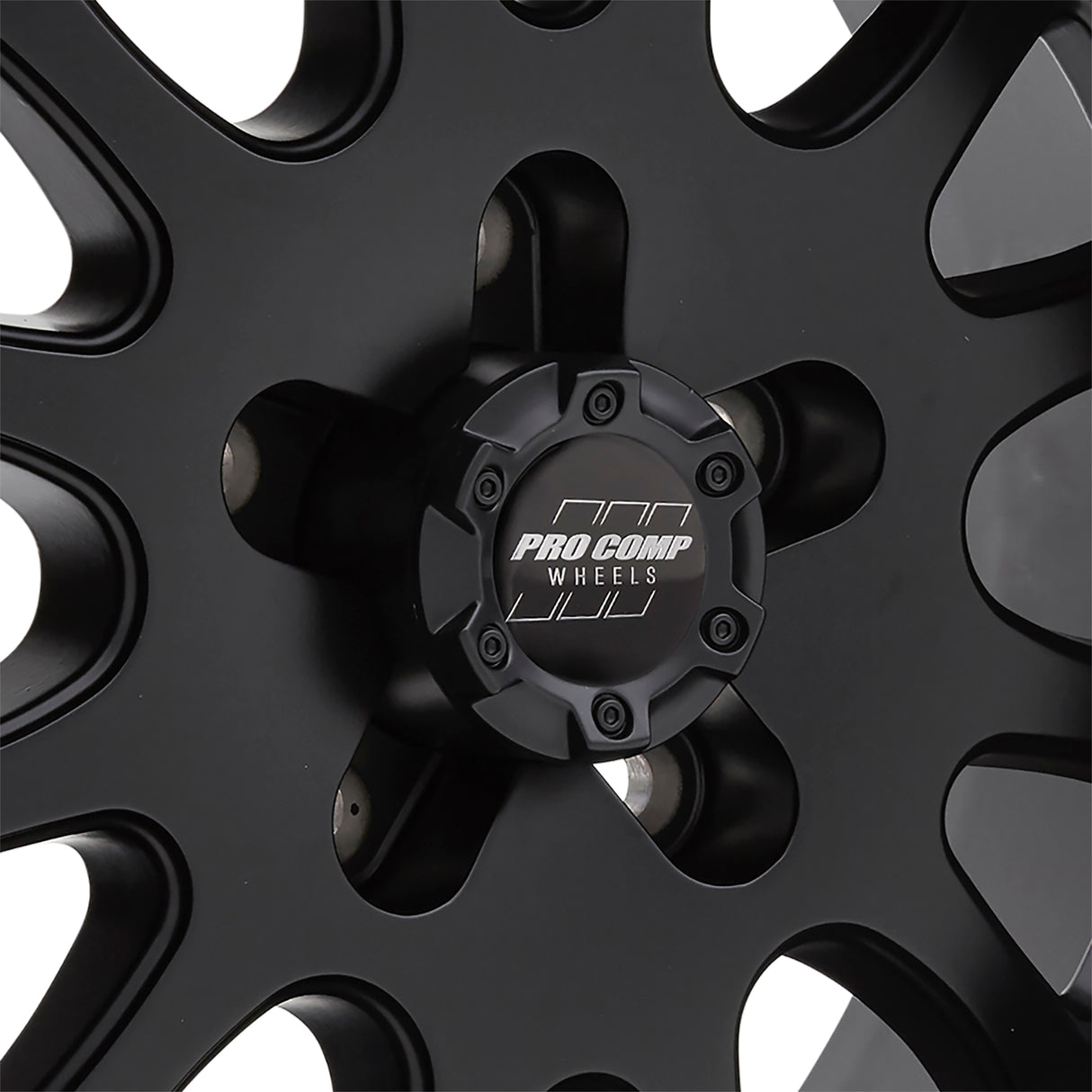 Syndrome Satin Black 17X9 5x5 4.75BS Offset -6mm Cap P/N 504432700 Pro Comp Wheel  AXOPROS