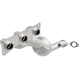 HM Grade Manifold Catalytic Converter MagnaFlow Exhaust Products Catalytic Converter with Integrated Exhaust Manifold  AXOPROS