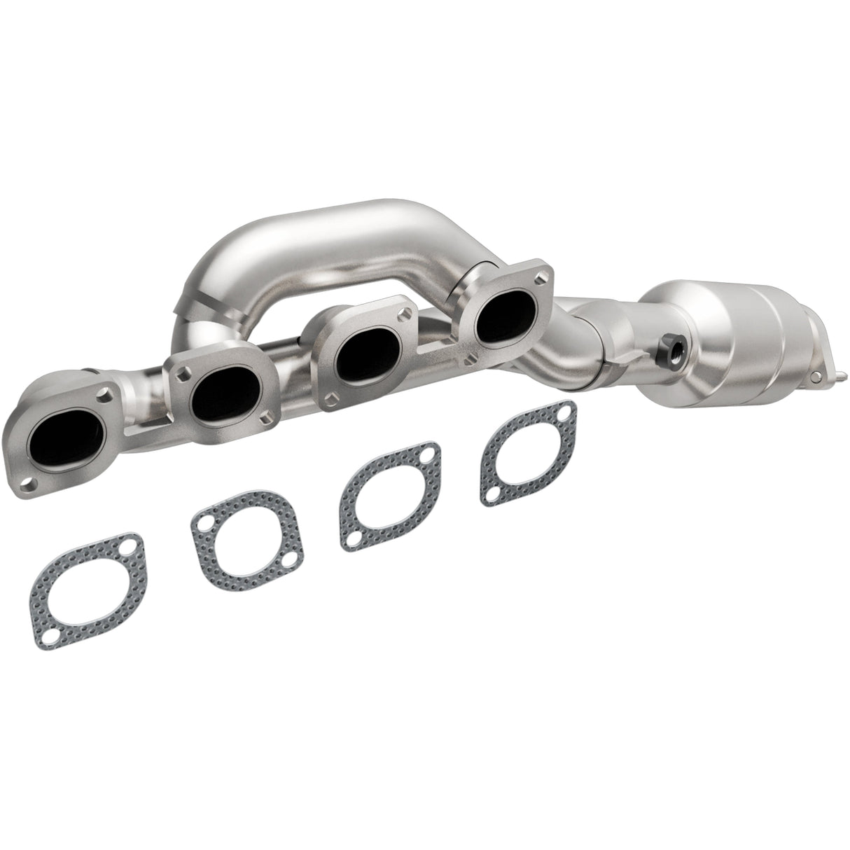 HM Grade Manifold Catalytic Converter MagnaFlow Exhaust Products Catalytic Converter with Integrated Exhaust Manifold  AXOPROS