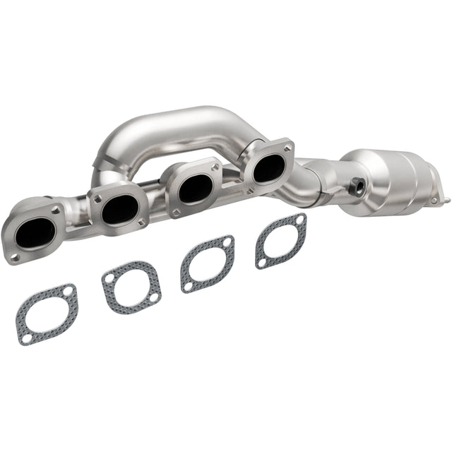 HM Grade Manifold Catalytic Converter MagnaFlow Exhaust Products Catalytic Converter with Integrated Exhaust Manifold  AXOPROS