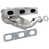 HM Grade Manifold Catalytic Converter MagnaFlow Exhaust Products Catalytic Converter with Integrated Exhaust Manifold  AXOPROS