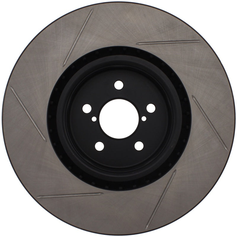 StopTech Power Slot 04 STi Front Left SportStop Slotted Rotor Stoptech Brake Rotors - Slotted  AXOPROS