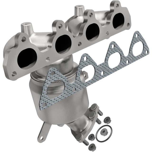 HM Grade Manifold Catalytic Converter MagnaFlow Exhaust Products Catalytic Converter with Integrated Exhaust Manifold  AXOPROS