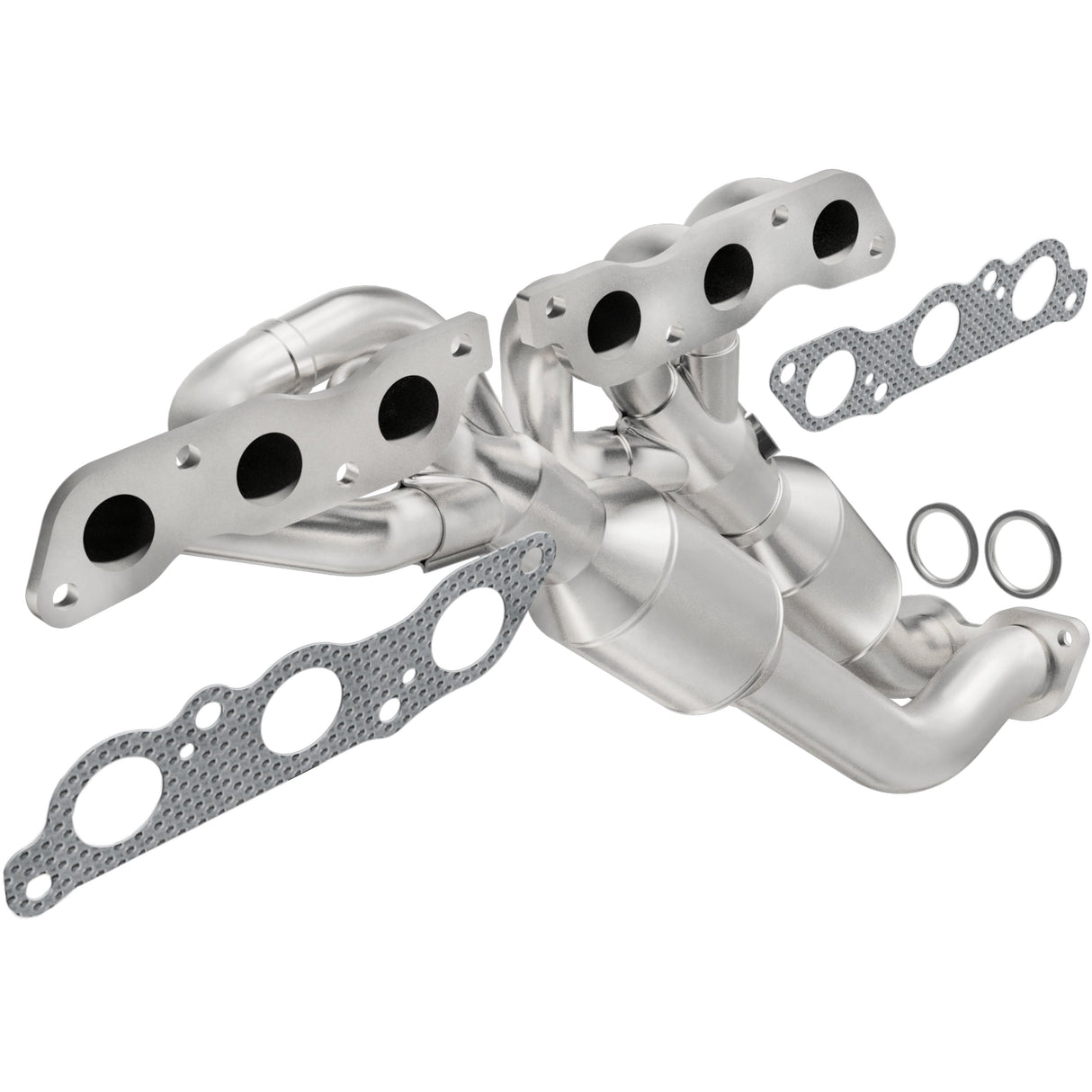 HM Grade Manifold Catalytic Converter MagnaFlow Exhaust Products Catalytic Converter with Integrated Exhaust Manifold  AXOPROS