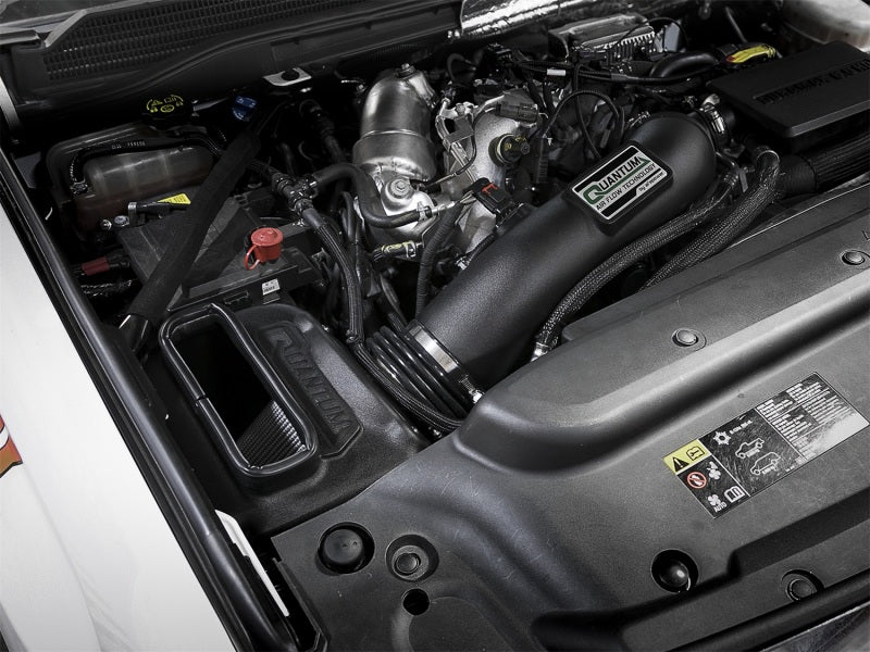 aFe Quantum Pro DRY S Cold Air Intake System 17-18 GM/Chevy Duramax V8-6.6L L5P - Dry aFe Cold Air Intakes  AXOPROS