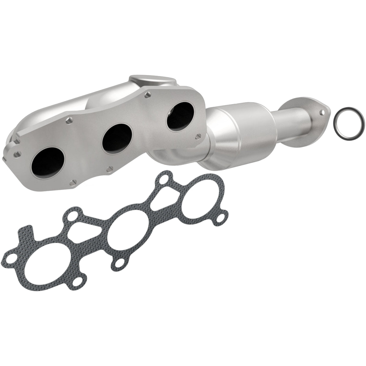 HM Grade Manifold Catalytic Converter MagnaFlow Exhaust Products Catalytic Converter with Integrated Exhaust Manifold  AXOPROS