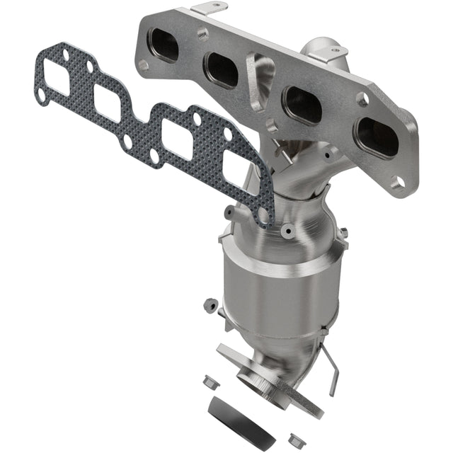 HM Grade Manifold Catalytic Converter MagnaFlow Exhaust Products Catalytic Converter with Integrated Exhaust Manifold  AXOPROS