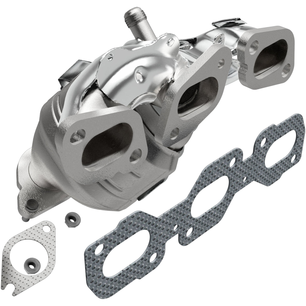 HM Grade Manifold Catalytic Converter MagnaFlow Exhaust Products Catalytic Converter with Integrated Exhaust Manifold  AXOPROS