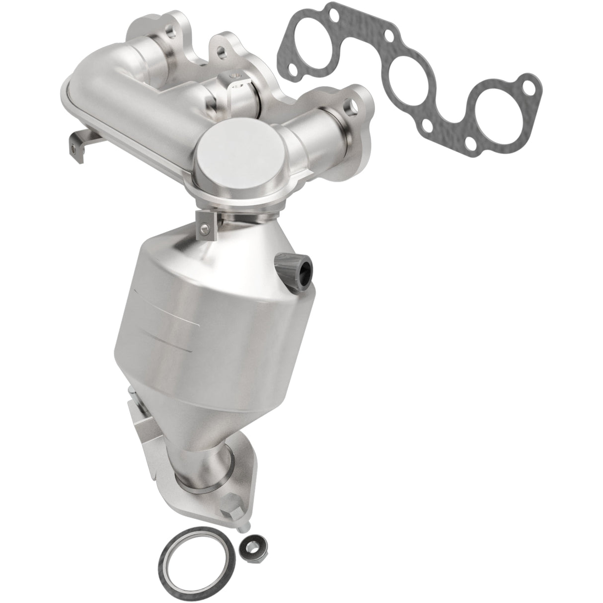 HM Grade Manifold Catalytic Converter MagnaFlow Exhaust Products Catalytic Converter with Integrated Exhaust Manifold  AXOPROS