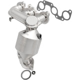 HM Grade Manifold Catalytic Converter MagnaFlow Exhaust Products Catalytic Converter with Integrated Exhaust Manifold  AXOPROS