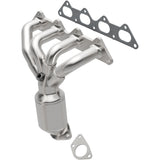 HM Grade Manifold Catalytic Converter MagnaFlow Exhaust Products Catalytic Converter with Integrated Exhaust Manifold  AXOPROS