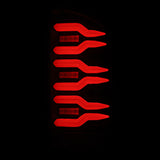 AlphaRex 07-08 Dodge Ram 1500/07-09 Dodge Ram 2500+3500 Luxx-Series LED Tail Lights (Pair) Black AlphaRex Tail Lights  AXOPROS