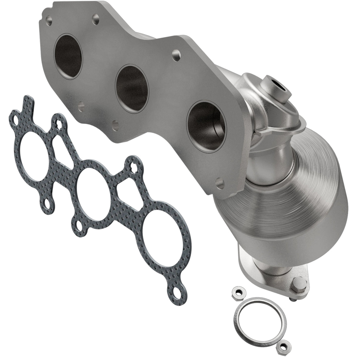 HM Grade Manifold Catalytic Converter MagnaFlow Exhaust Products Catalytic Converter with Integrated Exhaust Manifold  AXOPROS