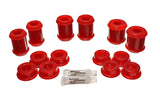 Energy Suspension 04-09 Cadillac XLR/XLR-V / 97-12 Corvette Red Rear End C/A Bushing Set Energy Suspension Bushing Kits  AXOPROS