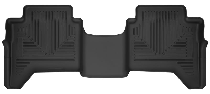 Husky Liners 2019 Ford Ranger SuperCrew Cab X-Act Contour Black Floor Liners (2nd Row) Husky Liners Floor Mats - Rubber  AXOPROS