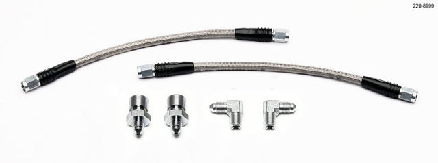 Wilwood GM 1500/2500 Rear (w/13in Rotor) 10in OAL Flexline Brake Hose w/Fittings Wilwood Brake Line Kits  AXOPROS