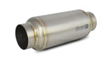 Vibrant Titanium Resonator 3in. Inlet / 3in. Outlet x 12in. Long Vibrant Resonators  AXOPROS