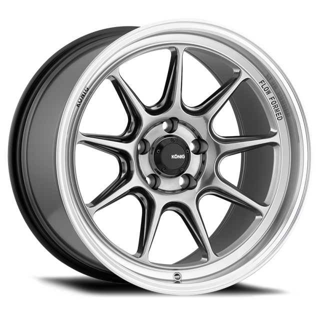 Konig Countergram 18x8.5 5x112 ET43 Hyper Chrome / Machined Lip Konig Wheels - Cast  AXOPROS