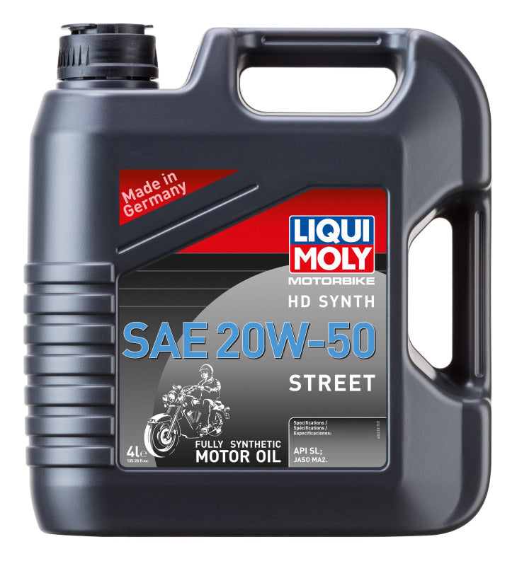 LIQUI MOLY 4L Motorbike HD Synth SAE 20W50 Street LIQUI MOLY Motor Oils  AXOPROS