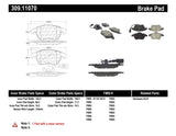 StopTech Performance 06-10 Audi A3 / 08-10 Audi TT / 06-09 VW GTI / 05-10 Jetta Front Brake Pads Stoptech Brake Pads - Performance  AXOPROS