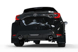 Rally Armor 20-23 Toyota GR Yaris Black Mud Flap w/White Logo Rally Armor Mud Flaps  AXOPROS