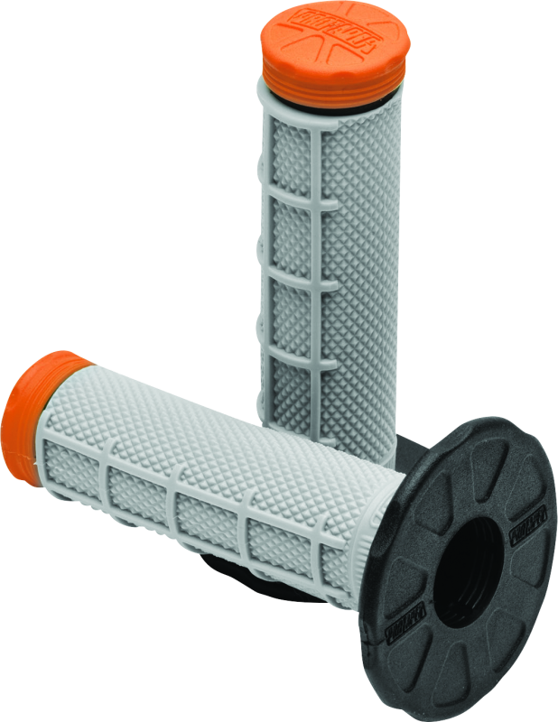 ProTaper Tri Density MX 1/2 Waffle Grips - Orange ProTaper Grips  AXOPROS